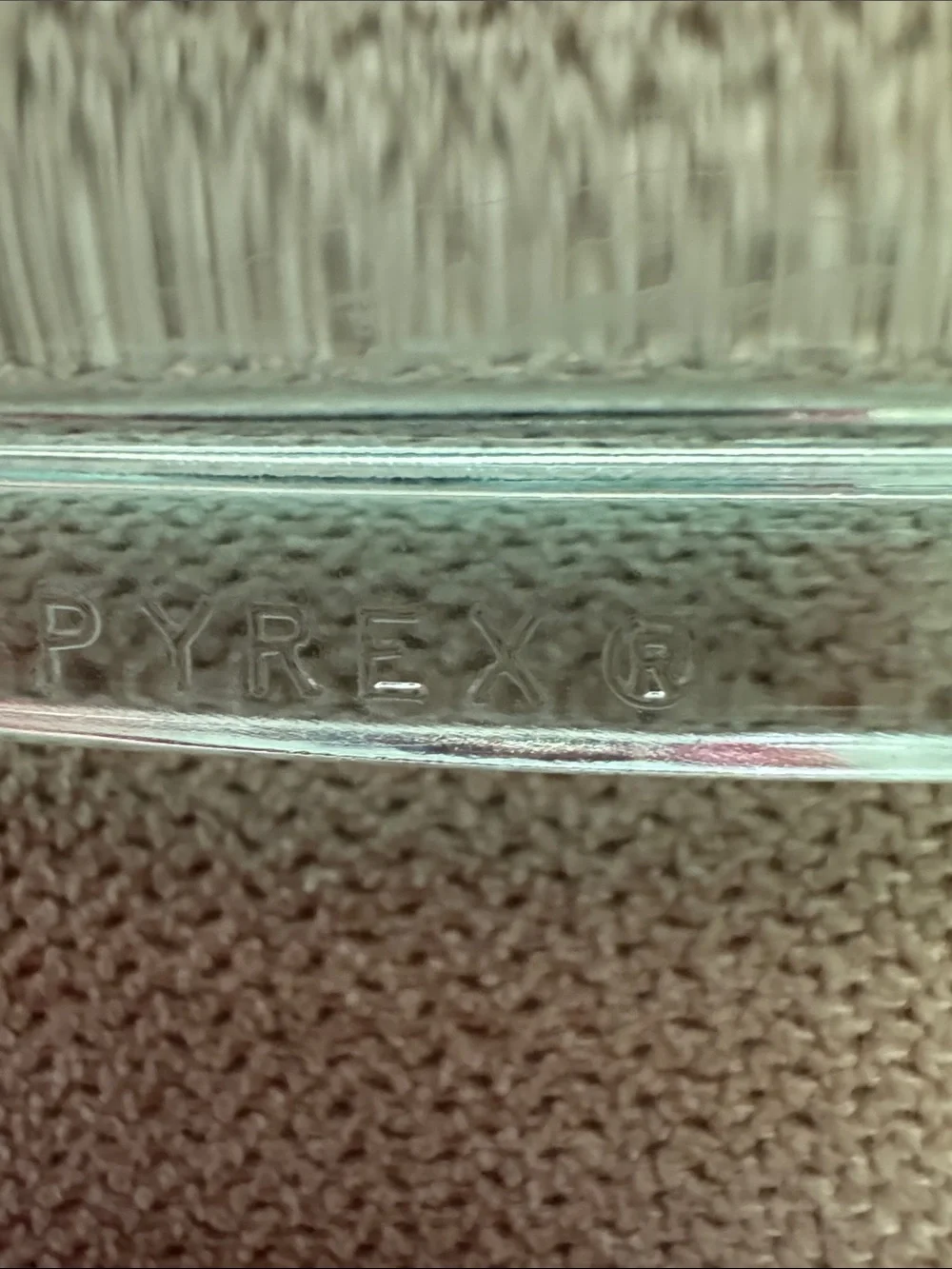 10.5x8” Clear Pyrex Lid 04   DC1.5C.   A